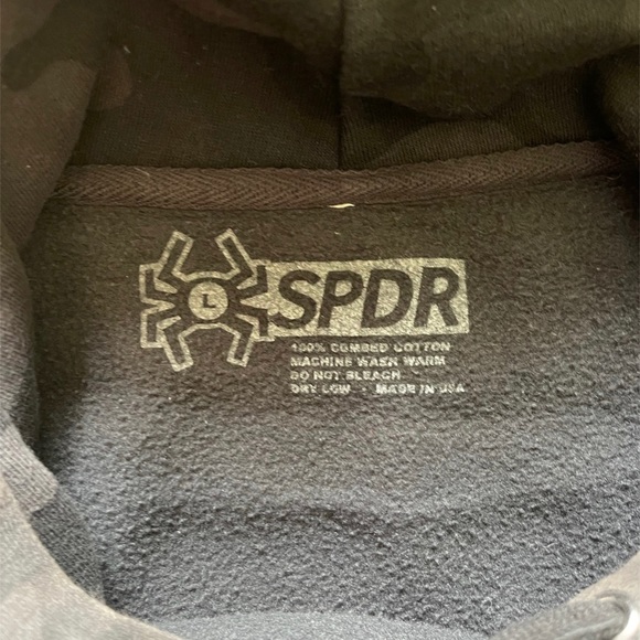 Spyder Surfboards Camo Hoodie - Picture 3 of 4